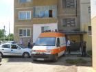 Перник - Входът на бл. 32, където е станала трагедията