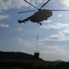 Военен хеликоптер успя да потуши пожара край Брезник 08_1439363505