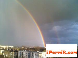 Велик ден велика дъга над Перник