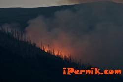 Перник снимка: пожар на Витоша - Бистришко бранище