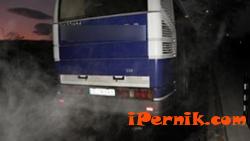 Перник снимка: за хората и събитията - гори автобус