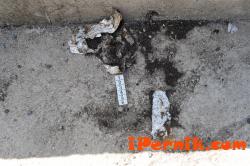 Остатъците от "сините" бомби на стадион "Миньор"