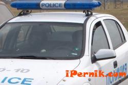 Полицейска кола в Перник