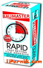 Бързостягащо циментово лепило BAUMASTER RAPID  1361898377