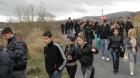 Протест против съкращаването на коледната ваканция в Перник - снимки