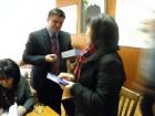 Областният управител на Перник Иво Петров посрещна журналисти на Игнажден