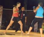 Женският бой между боксьорките Милена и Деси продължи около 6 минути