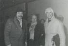 На юбилейната си изложба в София, 1987 г. - с Иван Вукадинов и Боян Радев